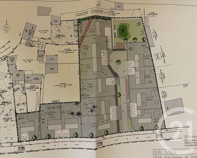 terrain à vendre - 430.0 m2 - CUISY - 77 - ILE-DE-FRANCE - Century 21 Gp Immobilier